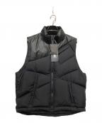 UNDERCOVERアンダーカバー）の古着「ランダムステッチダウンベスト」｜ブラック