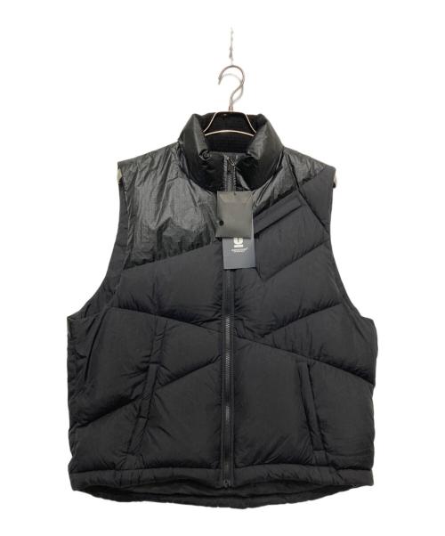 UNDERCOVER（アンダーカバー）UNDERCOVER (アンダーカバー) ランダムステッチダウンベスト ブラック サイズ:3の古着・服飾アイテム