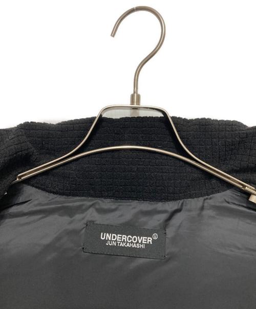 UNDERCOVER（アンダーカバー）UNDERCOVER (アンダーカバー) ランダムステッチダウンベスト ブラック サイズ:3の古着・服飾アイテム