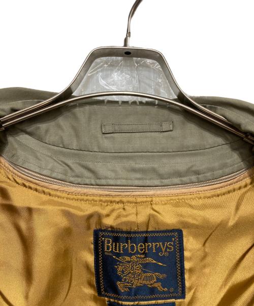 Burberry's（バーバリーズ）Burberry's (バーバリーズ) 裏ノヴァライナー付ステンカラーコート グリーン サイズ:170の古着・服飾アイテム