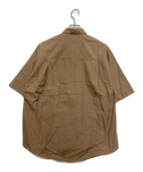 AURALEE（オーラリー）AURALEE (オーラリー) WASHD FINX TWILL HALF SLEEVED BIG SHIRTS ベージュ サイズ:3の古着・服飾アイテム