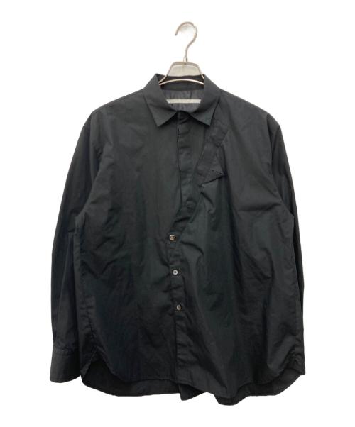 Tamme（タム）Tamme (タム) FRONT SLIT SHIRT ブラック サイズ:不明の古着・服飾アイテム