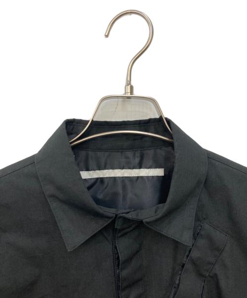 Tamme（タム）Tamme (タム) FRONT SLIT SHIRT ブラック サイズ:不明の古着・服飾アイテム