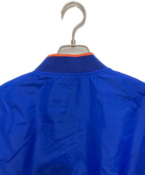 Calvin Klein Jeans（カルバンクラインジーンズ）Calvin Klein Jeans (カルバンクラインジーンズ) ジップアアップナイロンジャケット ブルー サイズ:Lの古着・服飾アイテム