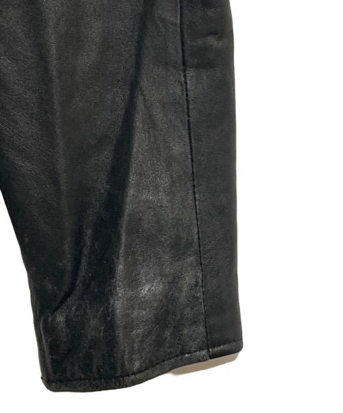 THE SHOP TK（ザショップティーケー）THE SHOP TK (ザショップティーケー) シープレザーシングルライダースジャケット ブラック サイズ:Mの古着・服飾アイテム