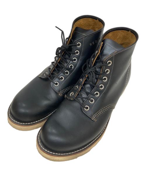 RED WING（レッドウィング）RED WING (レッドウィング) IRISH SETTER 6' ROUND-TOE ブラック サイズ:SIZE 8 Dの古着・服飾アイテム