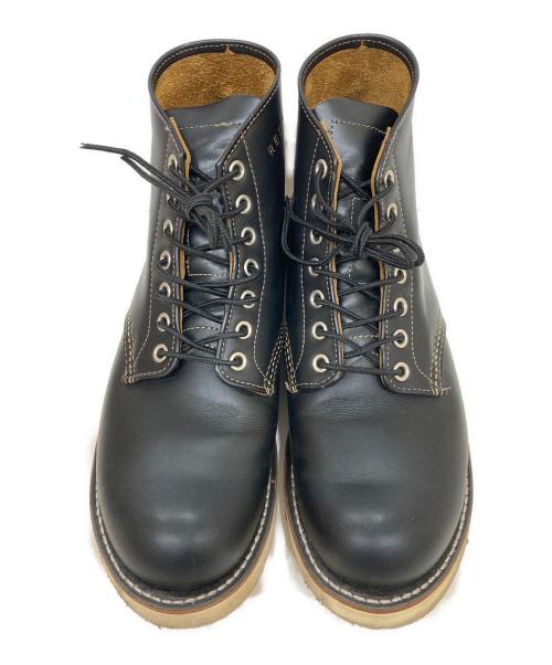 RED WING（レッドウィング）RED WING (レッドウィング) IRISH SETTER 6' ROUND-TOE ブラック サイズ:SIZE 8 Dの古着・服飾アイテム