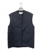 BALLSEYボールジィ）の古着「ピンドットマトラッセ コクーンジレ」｜ネイビー