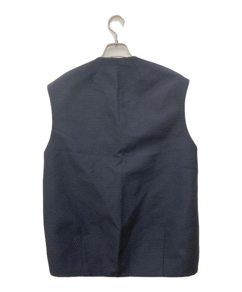 BALLSEY（ボールジィ）BALLSEY (ボールジィ) ピンドットマトラッセ コクーンジレ ネイビー サイズ:Sの古着・服飾アイテム