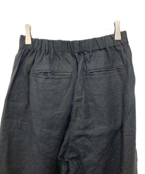 KAGURE（カグレ）kagure (カグレ) リネンイージートラウザー ブラック サイズ:FREEの古着・服飾アイテム