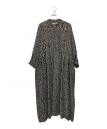 journal standard luxe（ジャーナルスタンダード ラックス）の古着「ドット プルオーバーワンピース」｜ブラック