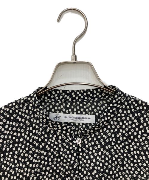 journal standard luxe（ジャーナルスタンダード ラックス）JOURNAL STANDARD LUXE (ジャーナルスタンダード ラックス) ドット プルオーバーワンピース ブラック サイズ:FREEの古着・服飾アイテム
