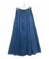 LOISIR (ロワズィール) ライトオンデニムギャザーフレアデザインスカート ブルー サイズ:FREE：4000円