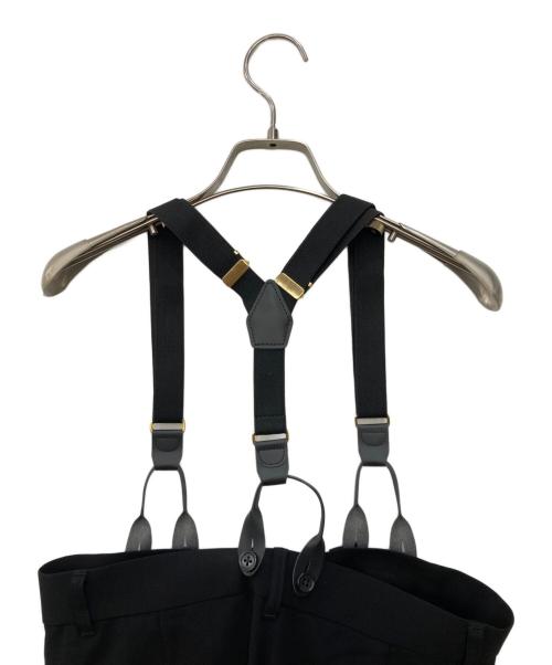 Curensology（カレンソロジー）Curensology (カレンソロジー) サスペンダーパンツ ブラック サイズ:FREEの古着・服飾アイテム