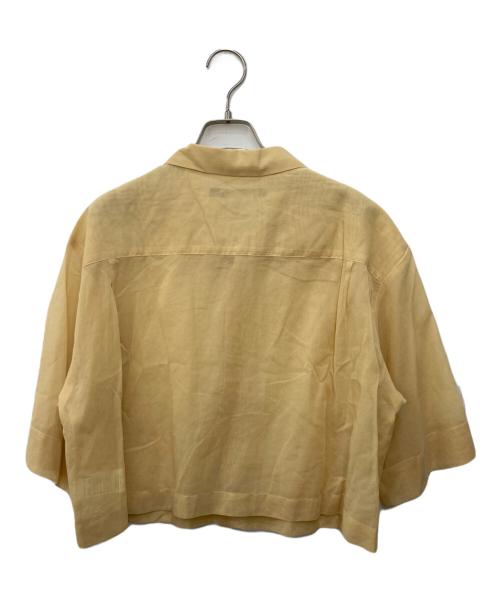 nicholson and nicholson（ニコルソンアンドニコルソン）nicholson and nicholson (ニコルソンアンドニコルソン) ROMA-SHEER イエロー サイズ:38の古着・服飾アイテム