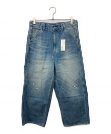 HARVESTY（ハーベスティー）の古着「BIG PAINTER DENIM PANTS」｜ブルー