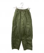 HARVESTYハーベスティー）の古着「サーカスパンツ」｜グリーン