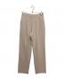 Demi-Luxe BEAMS（デミルクス ビームス）の古着「トリアセ 1タック パンツ」｜ベージュ