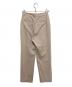 Demi-Luxe BEAMS (デミルクス ビームス) トリアセ 1タック パンツ ベージュ サイズ:S 未使用品：4000円