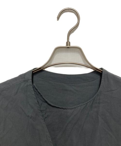 KAGURE（カグレ）kagure (カグレ) コットンボイルアンガルカシャツ グレー サイズ:FREEの古着・服飾アイテム