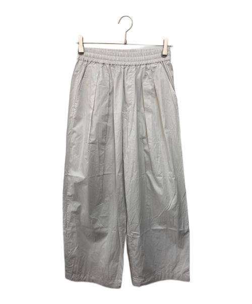 nicholson and nicholson（ニコルソンアンドニコルソン）nicholson and nicholson (ニコルソンアンドニコルソン) コットンポプリン HAKAMA グレー サイズ:38の古着・服飾アイテム