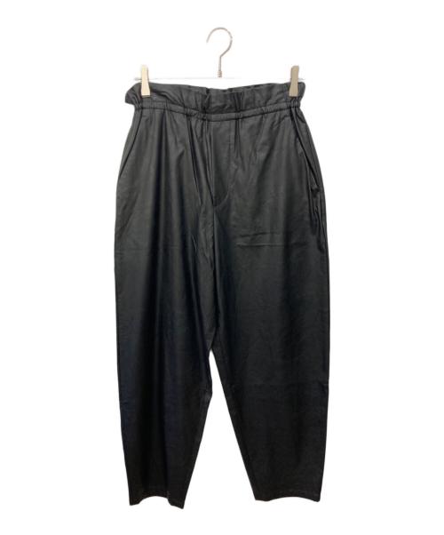 TOMORROW LAND（トゥモローランド）TOMORROW LAND (トゥモローランド) フェイクレザーパンツ ブラック サイズ:SIZE36の古着・服飾アイテム