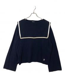ORCIVAL（オーシバル）の古着「セーラーカラーニット」｜ネイビー