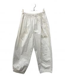 KAGURE（カグレ）の古着「コットンクロップドパンツ」｜ホワイト