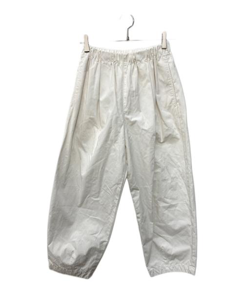 KAGURE（カグレ）KAGURE (カグレ) コットンクロップドパンツ ホワイト サイズ:FREEの古着・服飾アイテム