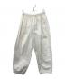 KAGURE（カグレ）の古着「コットンクロップドパンツ」｜ホワイト