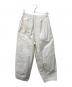 KAGURE (カグレ) コットンクロップドパンツ ホワイト サイズ:FREE：6000円