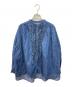 nest Robe（ネストローブ）の古着「ダンガリーフリルシャツ」｜インディゴ