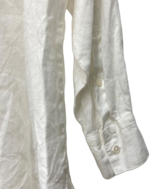 KAGURE（カグレ）kagure (カグレ) リネンチュニックシャツ ホワイト サイズ:FREEの古着・服飾アイテム
