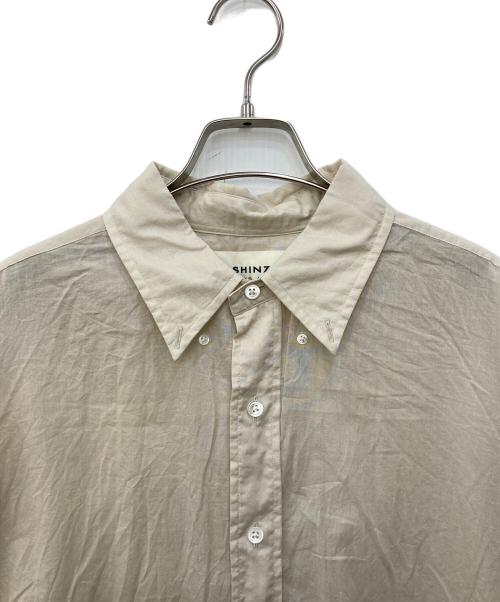 THE SHINZONE（ザ シンゾーン）THE SHINZONE (ザ シンゾーン) SHEER DADDY SHIRTS ベージュ サイズ:Ｓの古着・服飾アイテム