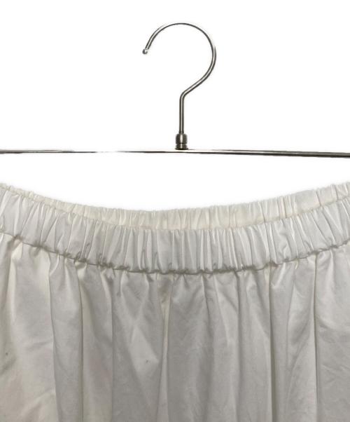 journal standard luxe（ジャーナルスタンダード ラックス）JOURNAL STANDARD LUXE (ジャーナルスタンダード ラックス) タイプライター キリカエギャザースカート ホワイト サイズ:FREEの古着・服飾アイテム