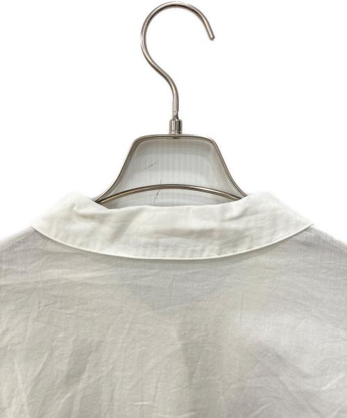 mizuiro-ind（ミズイロインド）mizuiro-ind (ミズイロインド) シアーミリタリーシャツ ホワイト サイズ:Mの古着・服飾アイテム