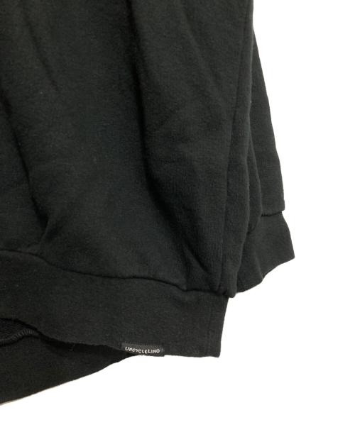 UPCYCLELINO（アップサイクルリノ）UPCYCLELINO (アップサイクルリノ) BASIC 裏毛ビッグスウェット ブラック サイズ:1の古着・服飾アイテム