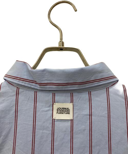 JOURNAL STANDARD（ジャーナルスタンダード）JOURNAL STANDARD (ジャーナルスタンダード) ストライプシャツ スカイブルー サイズ:044 未使用品の古着・服飾アイテム