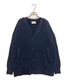 CLANE（クラネ）の古着「BUSTIER SET KNIT CARDIGAN  ビスチェセット」｜ネイビー