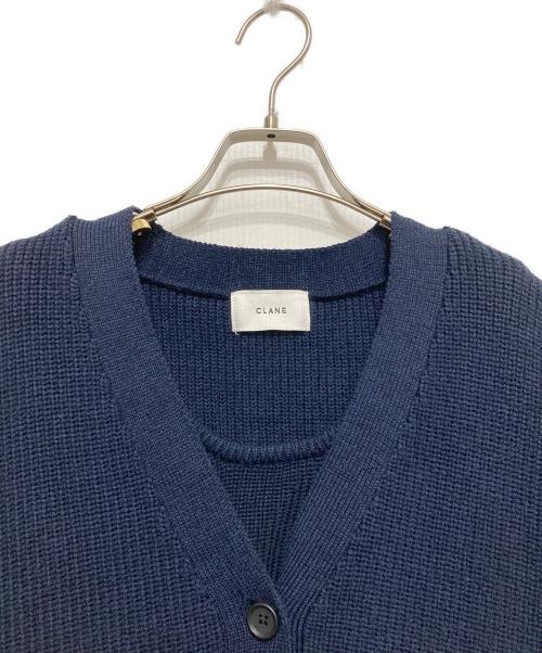 CLANE（クラネ）CLANE (クラネ) BUSTIER SET KNIT CARDIGAN  ビスチェセット ネイビー サイズ:1の古着・服飾アイテム