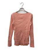 AURALEE×Ron Hermanオーラリー×ロンハーマン）の古着「別注ボートネックリブニット」｜ピンク