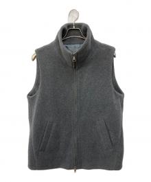 ETRE（エトレ）の古着「メルトン フリースベスト」｜グレー