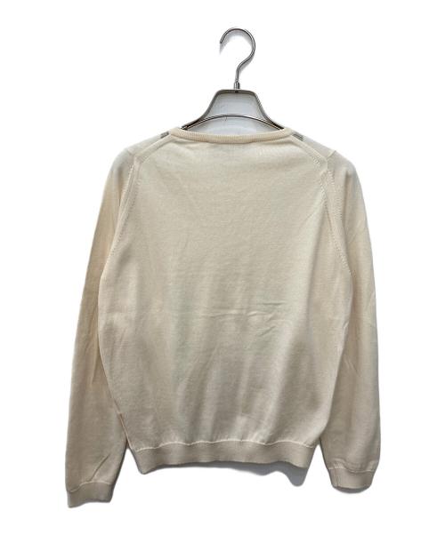 JOHN SMEDLEY（ジョンスメドレー）JOHN SMEDLEY (ジョンスメドレー) アーガイルカーディガン ベージュ サイズ:FREEの古着・服飾アイテム