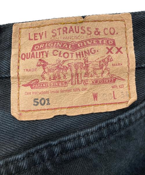 LEVI'S（リーバイス）LEVI'S (リーバイス) 501後染めデニムパンツ ブラック サイズ:W28の古着・服飾アイテム
