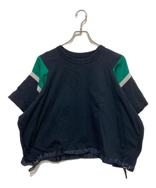 sacai（サカイ）sacai (サカイ) 切替ドローコードカットソー ネイビー サイズ:SIZE 1の古着・服飾アイテム