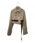 H&M（エイチアンドエム）の古着「ツイルクロップドジャケット」｜ベージュ