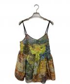 Ameriアメリ）の古着「MEDI RACHEL FLUFFY ART CAMISOLE」｜ベージュ