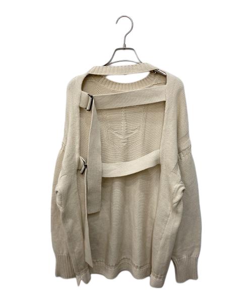 HYKE（ハイク）HYKE (ハイク) バックオープンニット アイボリー サイズ:SIZE1の古着・服飾アイテム