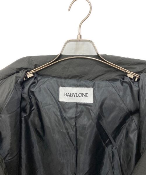 BABYLONE（バビロン）BABYLONE (バビロン) ナカワタブルゾンコート ブラック サイズ:FREEの古着・服飾アイテム