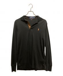 POLO RALPH LAUREN（ポロ・ラルフローレン）の古着「ポロシャツ」｜ブラック